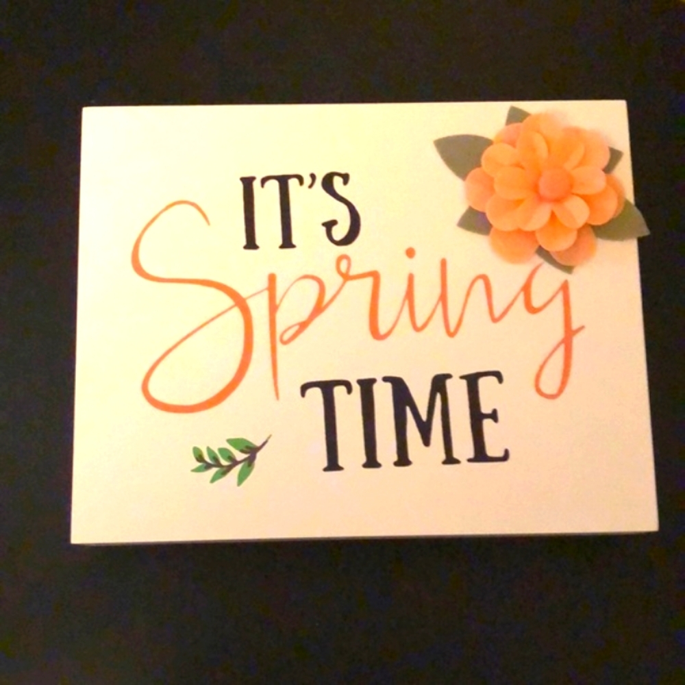 NWOT Spring Sign - Picture 2 of 3